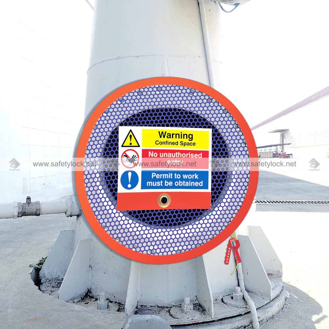 ventilated confined space cover installation