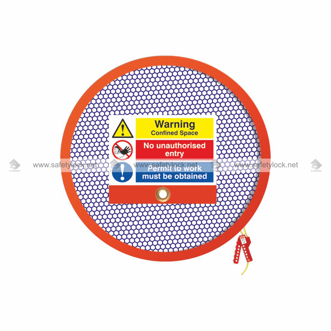ventilated lockable confined space cover