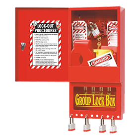 Wall Mount Group Lock Box with Storage