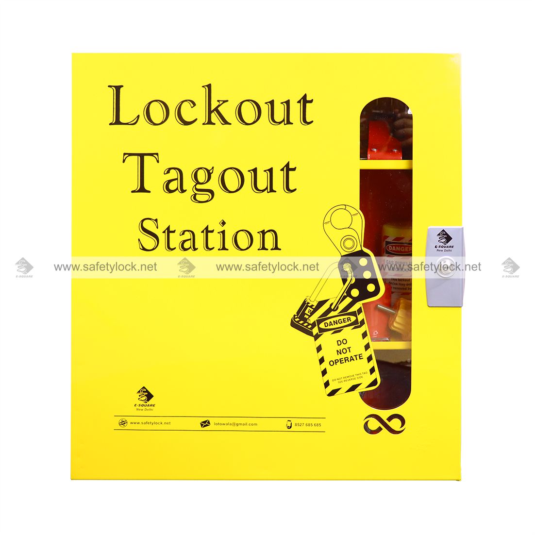 yellow color LOTO station