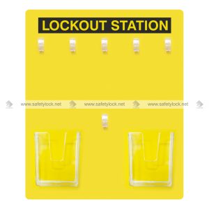 yellow color open lockout station