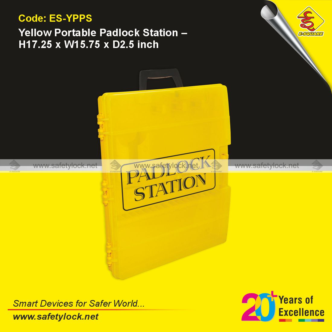 yellow portable padlock station supplier