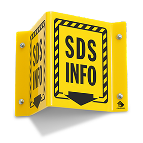 2 Sided Projection V Signs