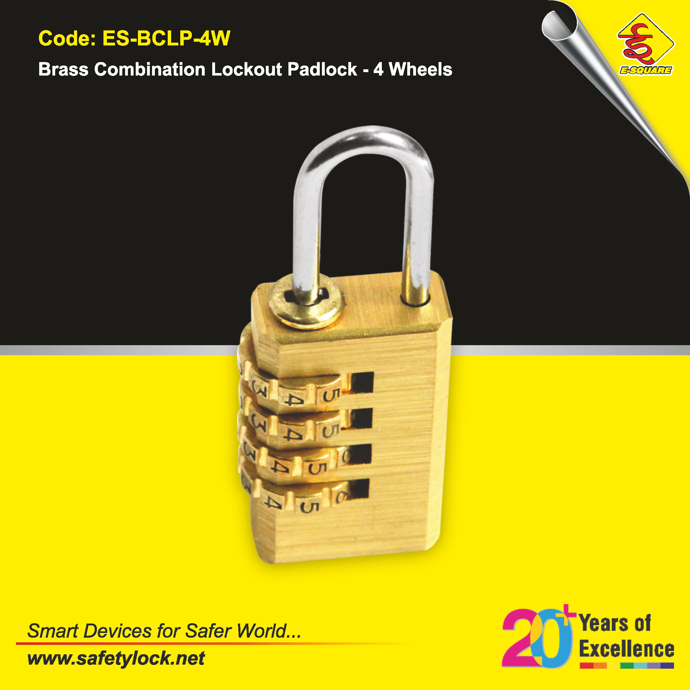 4 digit combination lock