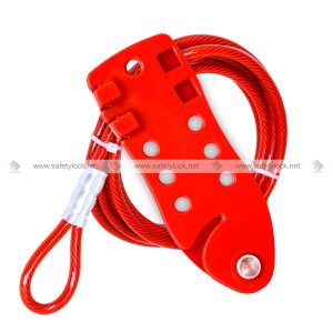 7 hole cable lockout tagout device