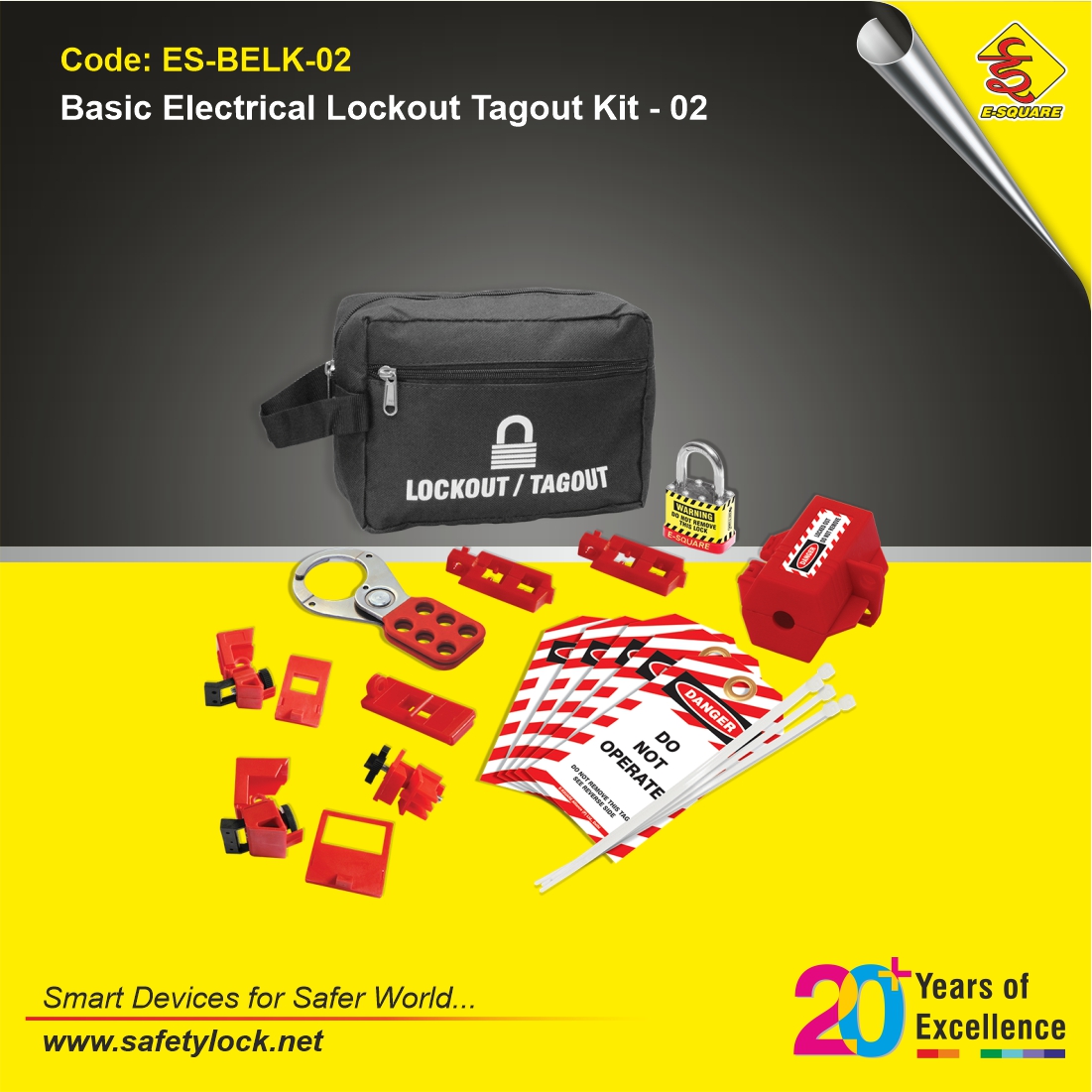 basic electrical lockout tagout kit
