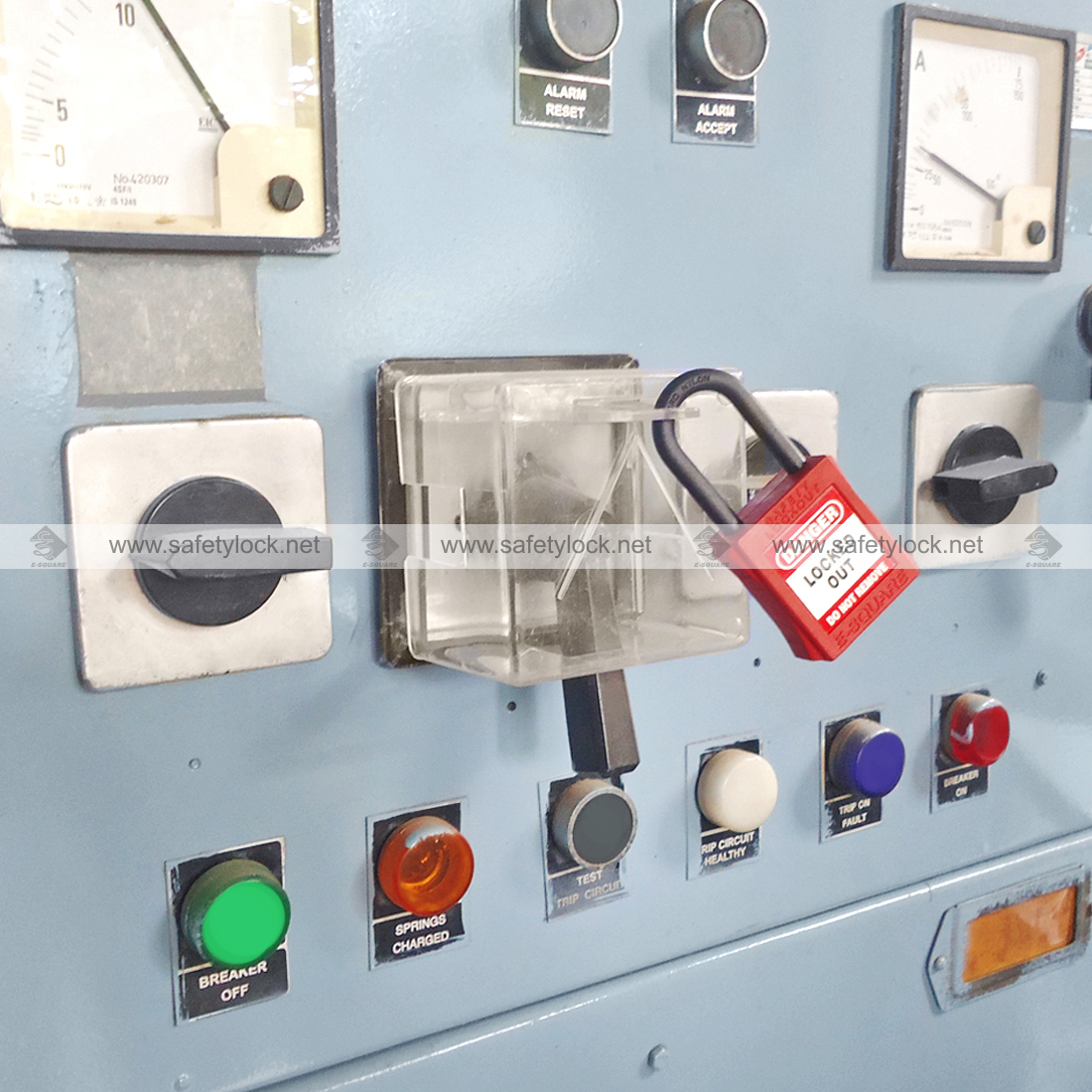 big size electrical panel lockout square box for levers