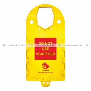big size scaffolding tag holder yellow