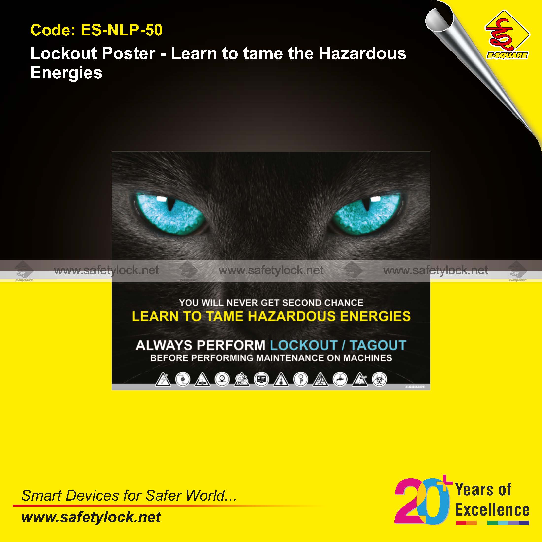 bilingual lockout tagout safety posters