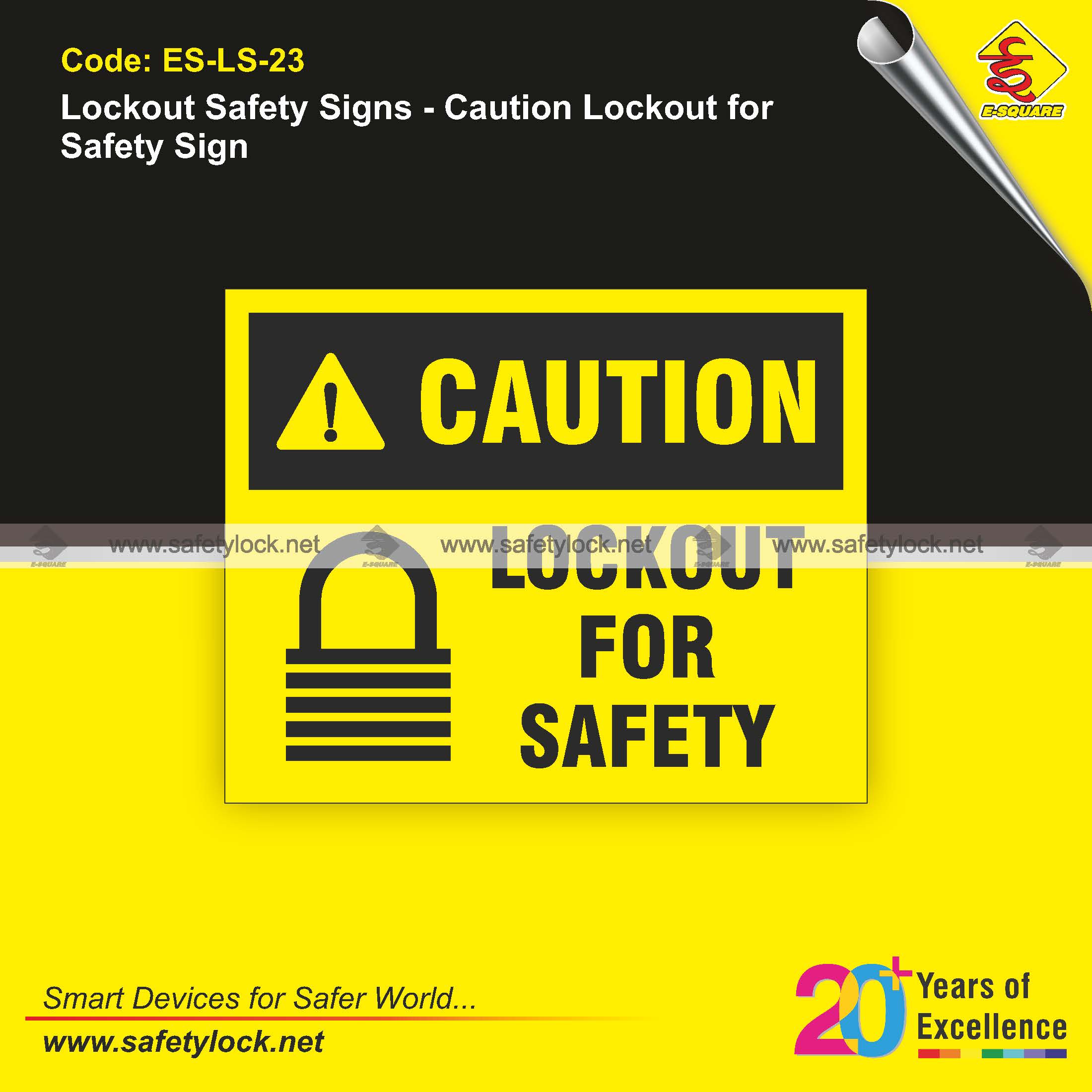 caution lockout safety signs