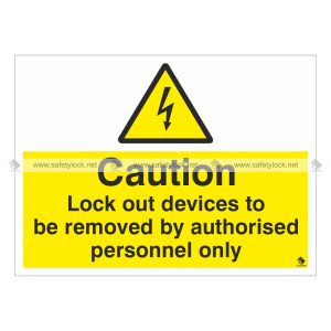 caution safety lockout labels