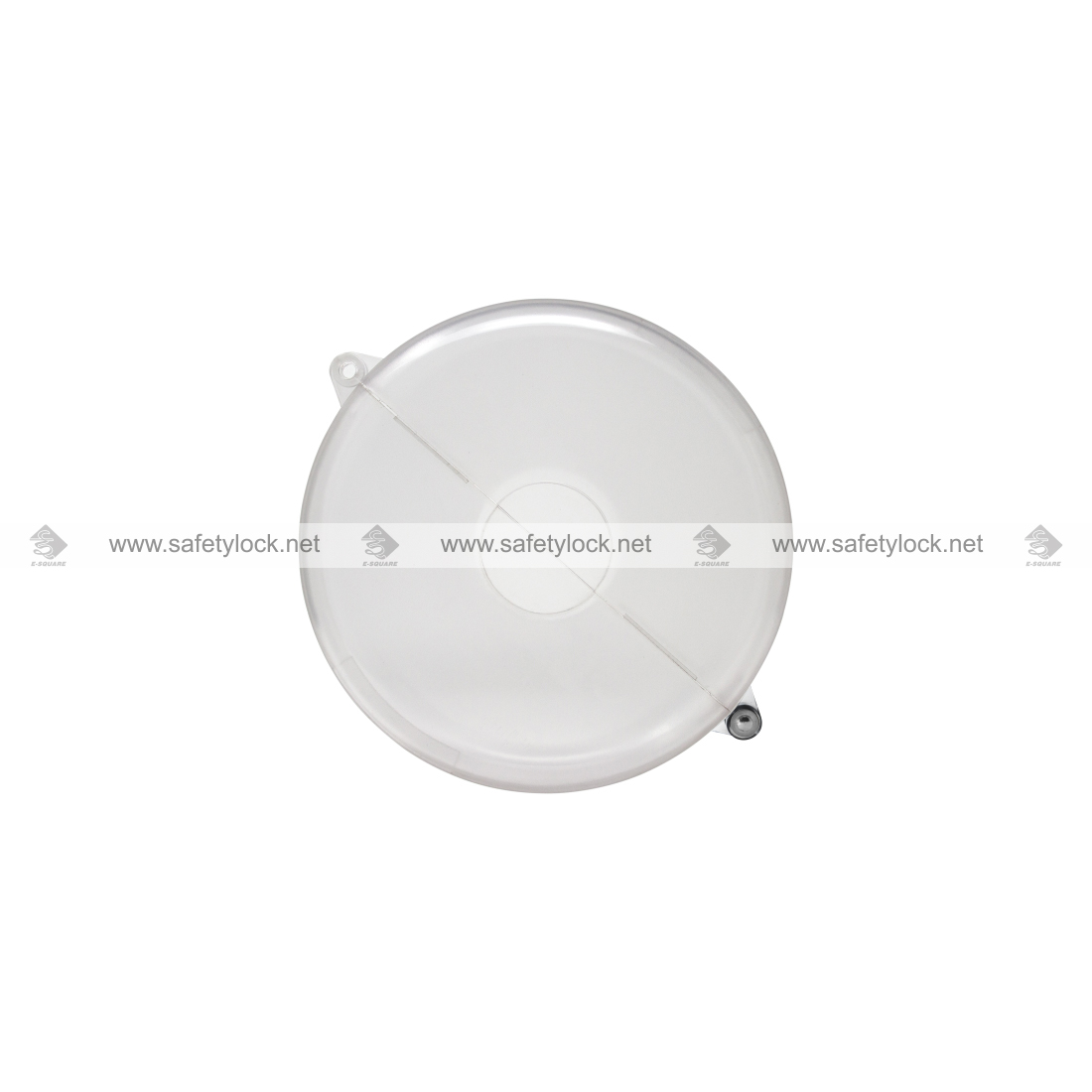 clear gate valve lockout hinged