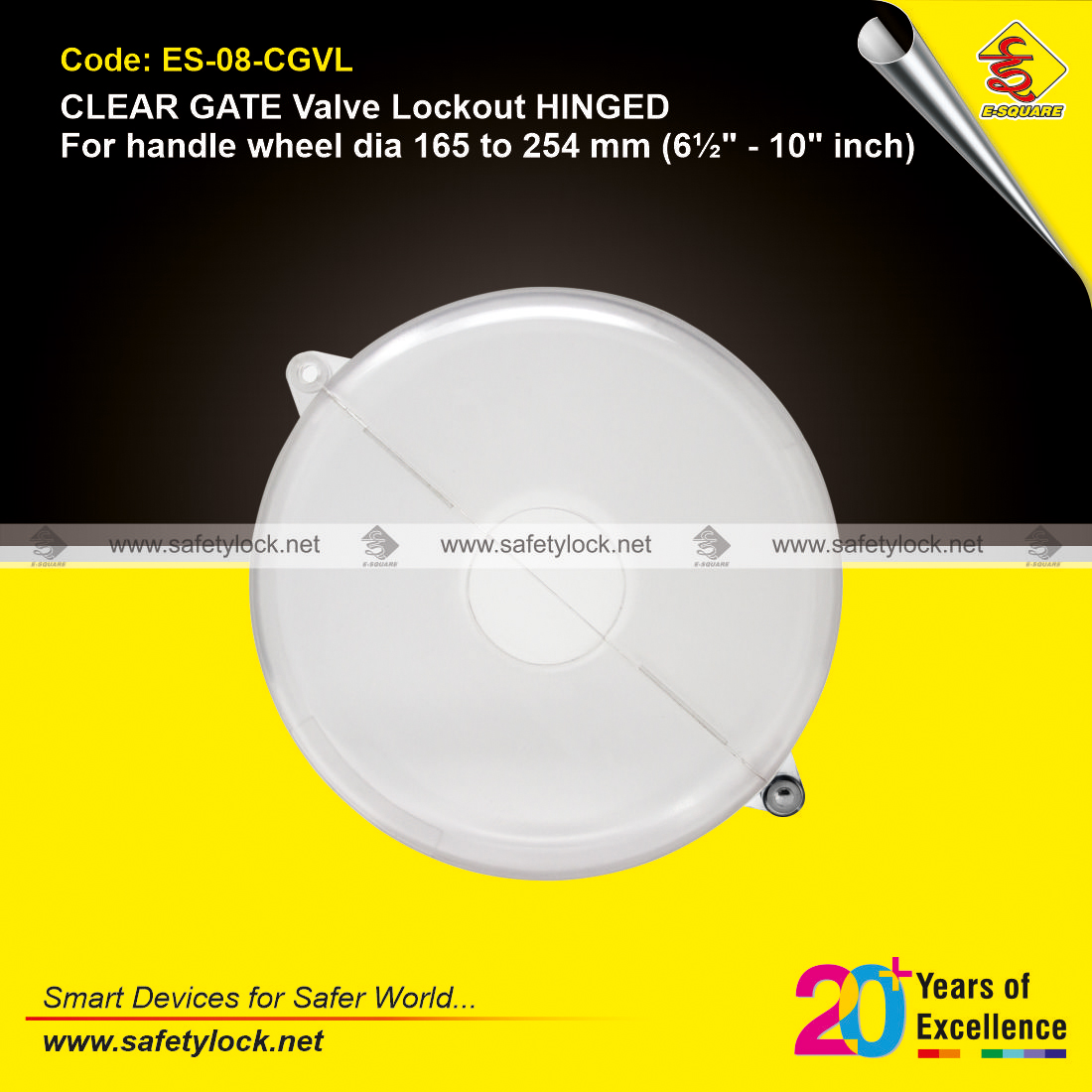 clear gate valve lockout tagout device