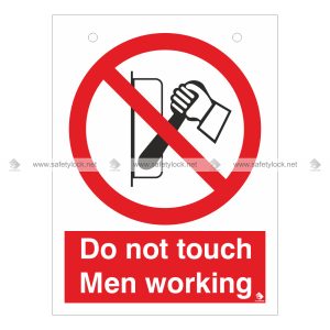 customised hanging lockout signs