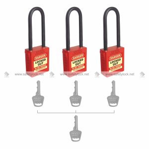 di-electric lockout tagout padlock