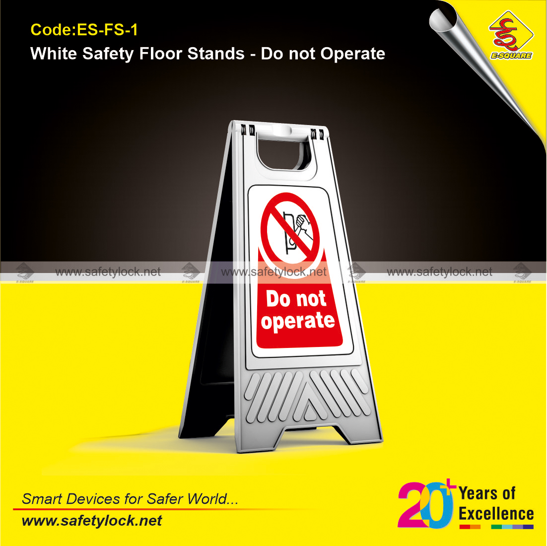 do not operate floor stand