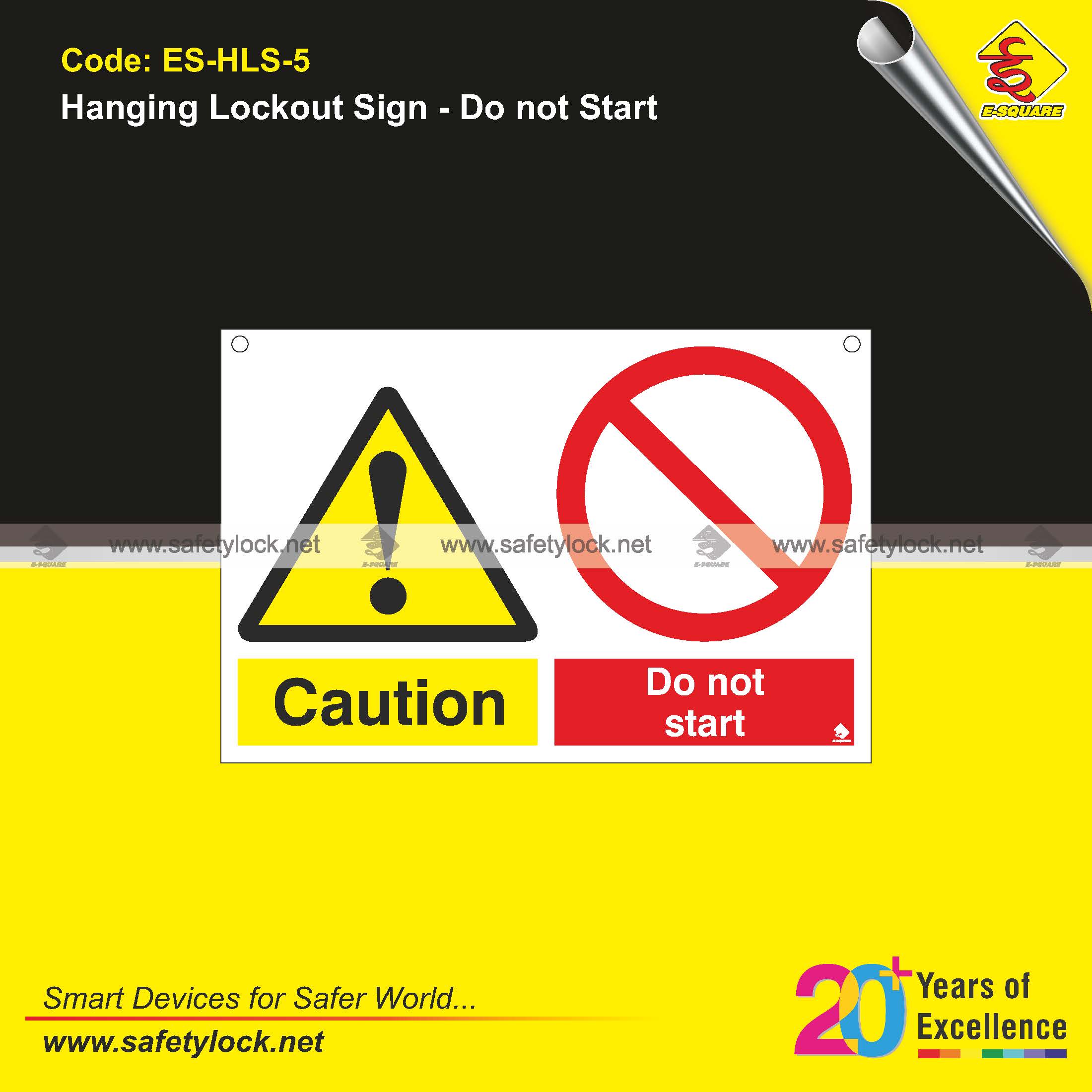 do not start lockout signs