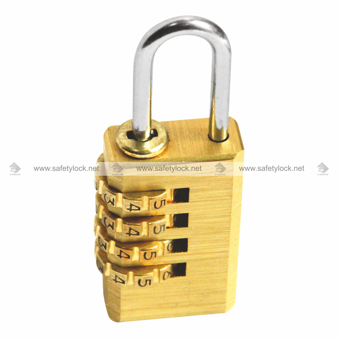 E-Square brass combination lock