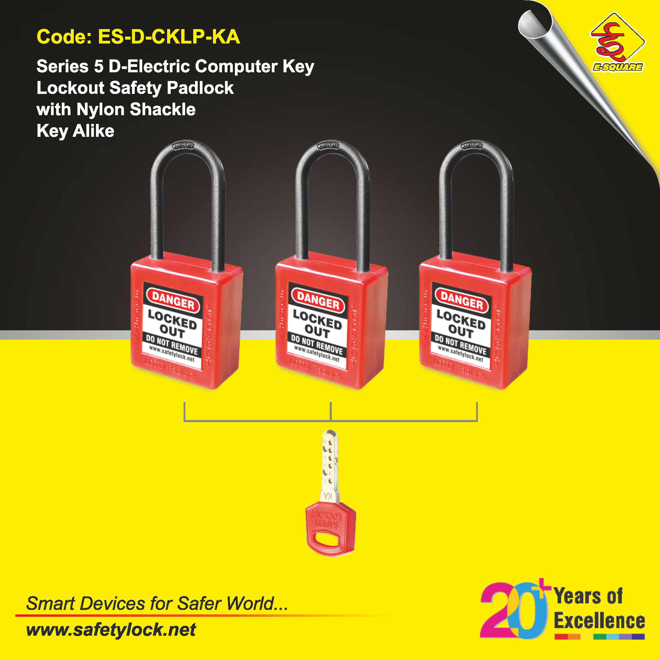 E-Square computer key lockout padlock manufacturer