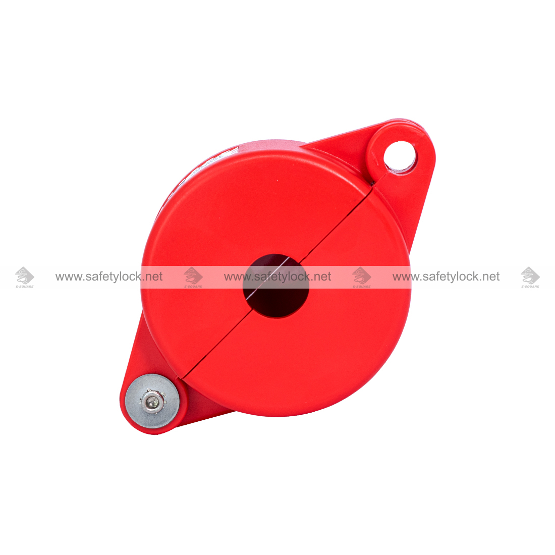 E-Square hinged gate valve lockout device