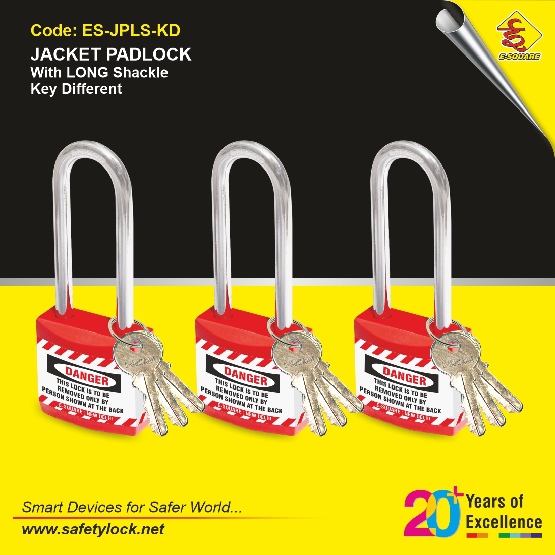 E-Square LOTO Padlock