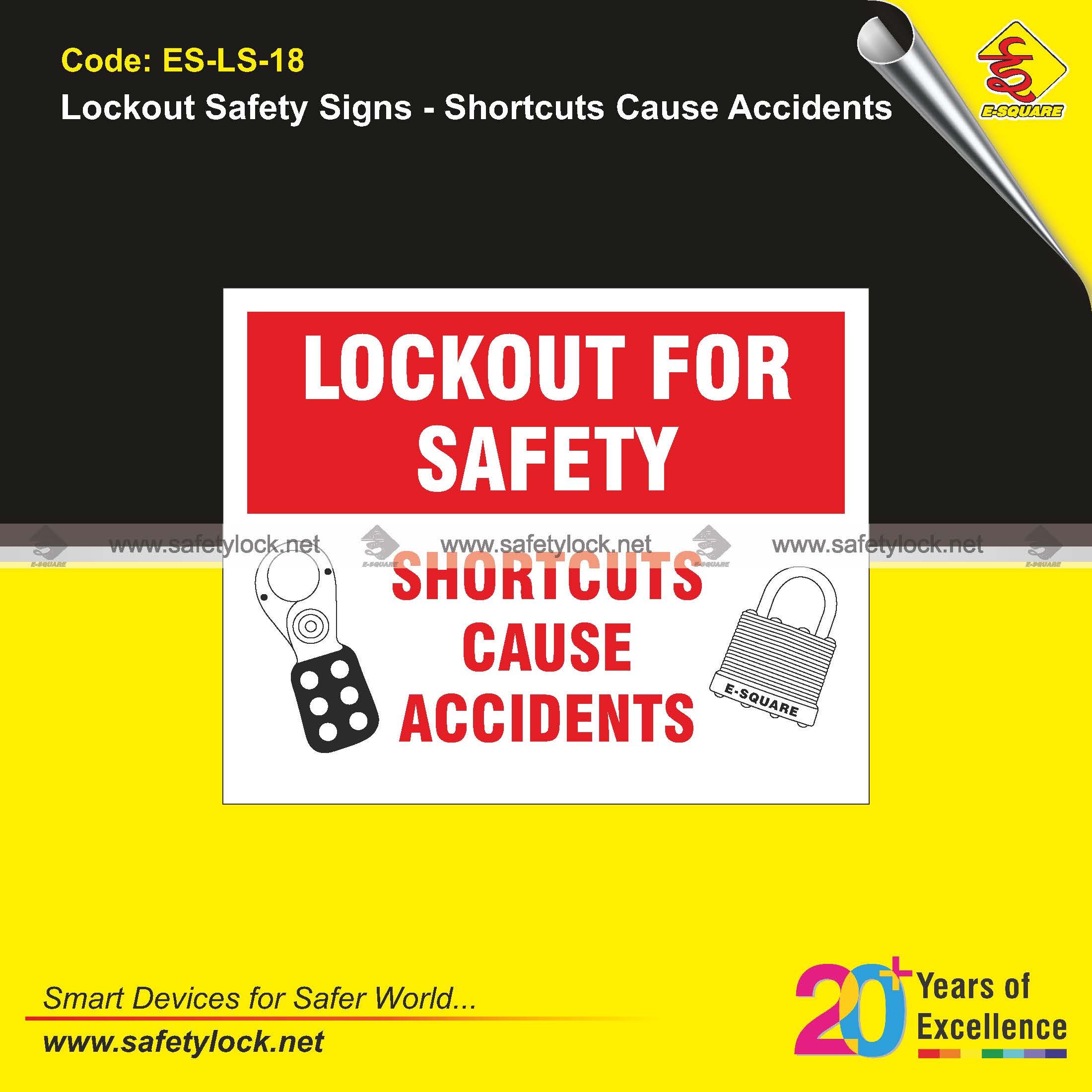 E-Square LOTO safety signs