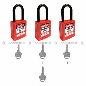 E-Square nylon lockout safety padlock
