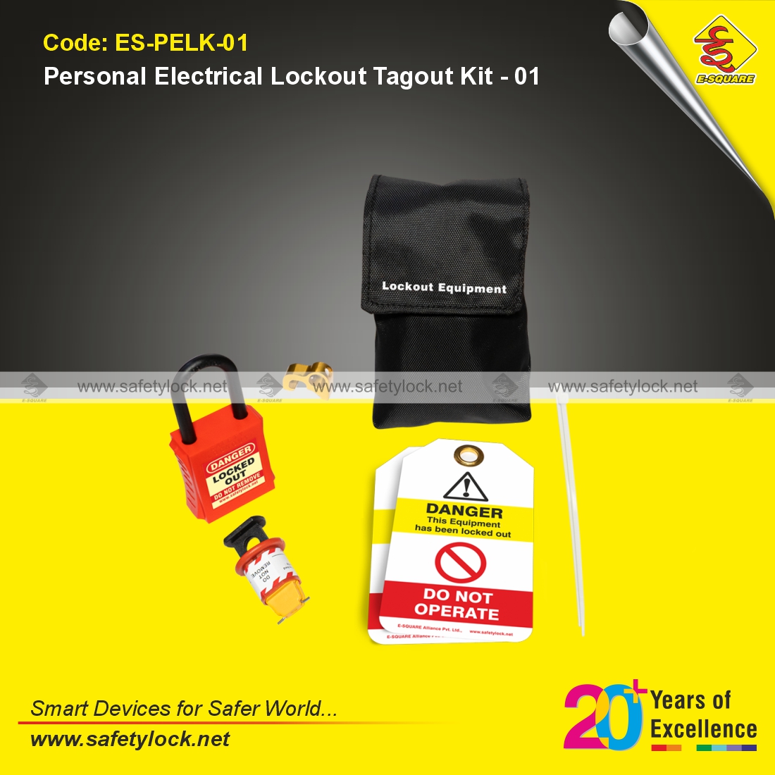 E-Square personal electrical lockout kit