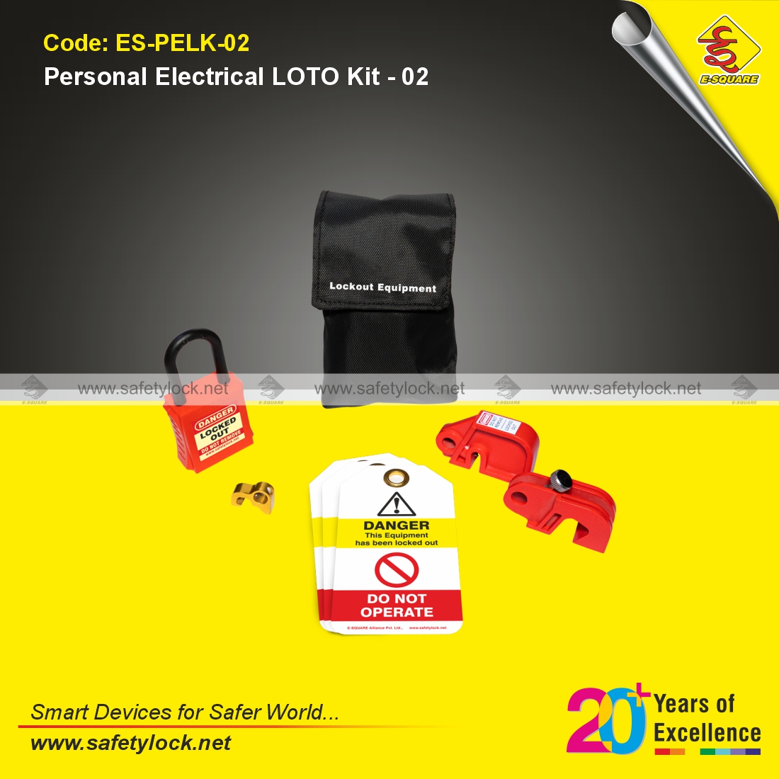 E-Square personal electrical LOTO kit