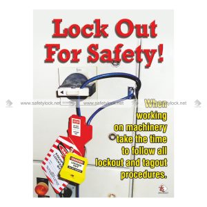 E-Square poster - lock out for safety