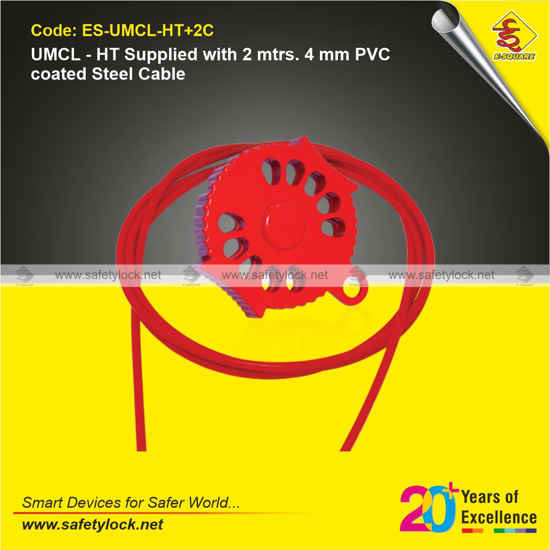 E-Square universal multi purpose cable lockout device