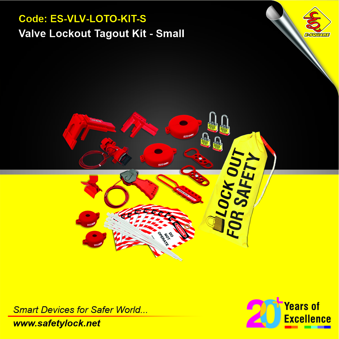 E-Square valve lockout kit