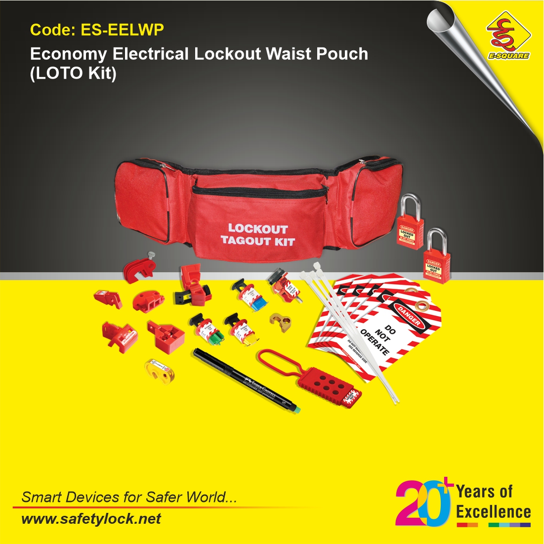 economy electrical lockout waist pouch kit