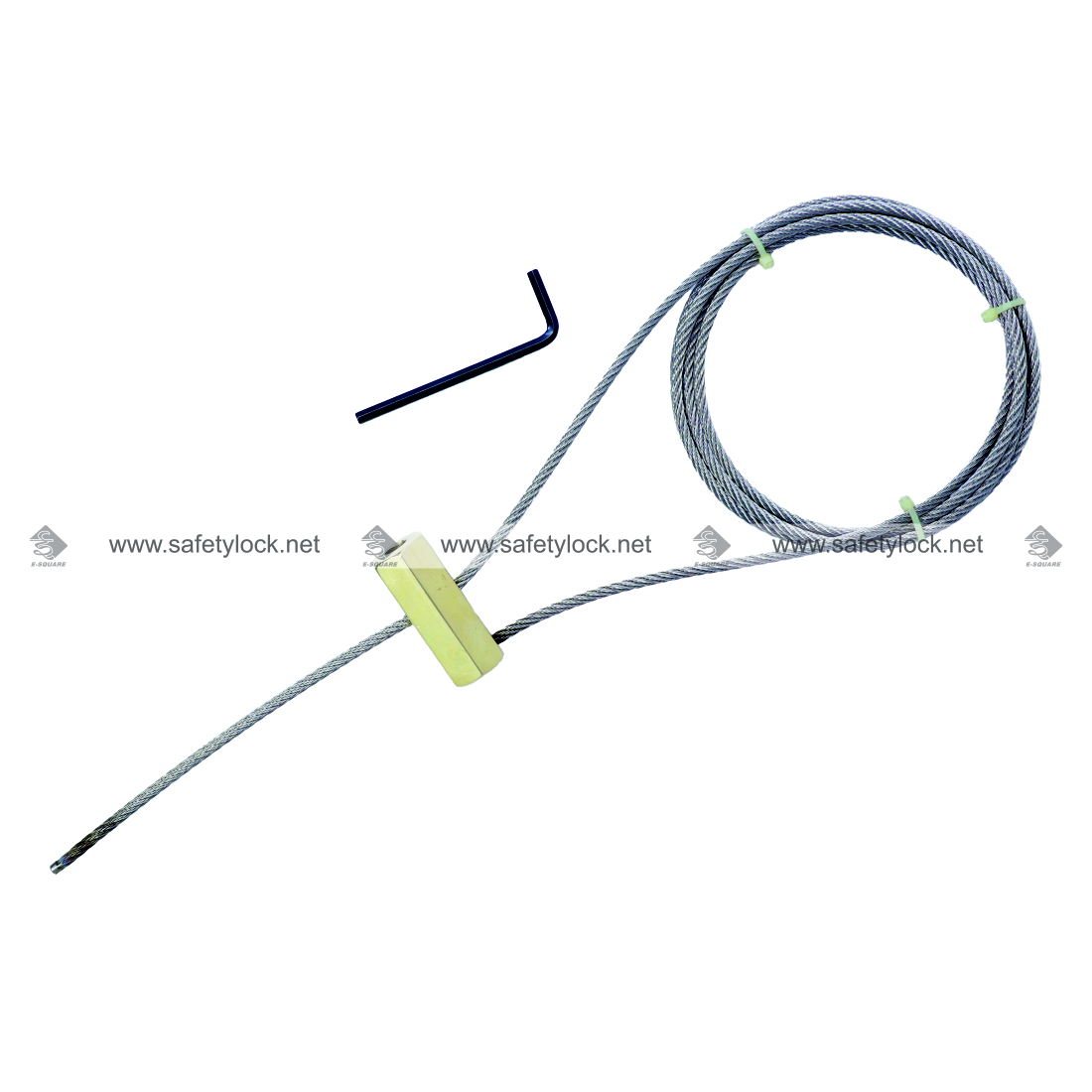 economy metallic multi purpose cable lockout device