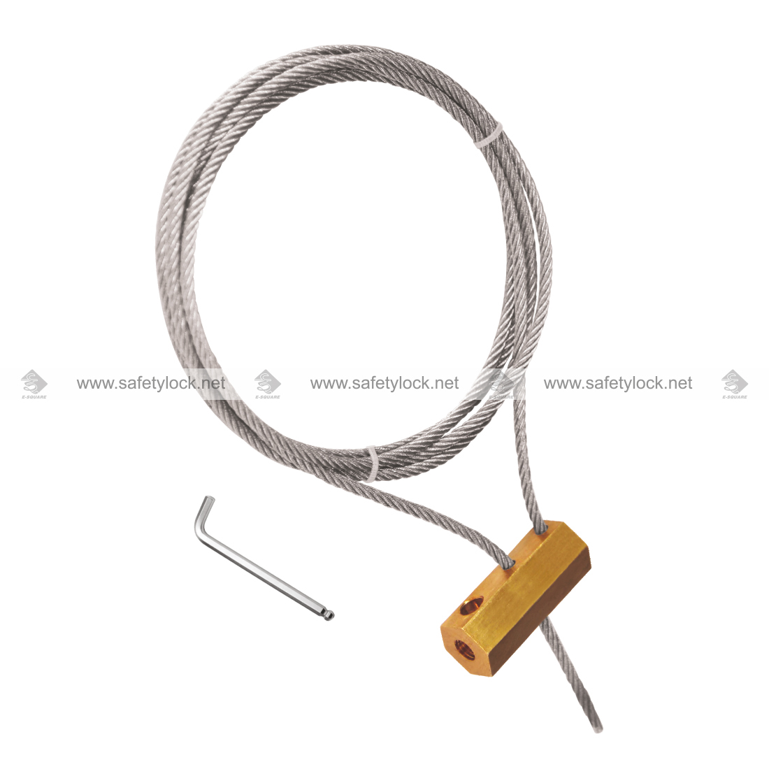 economy metallic multi purpose cable lockout