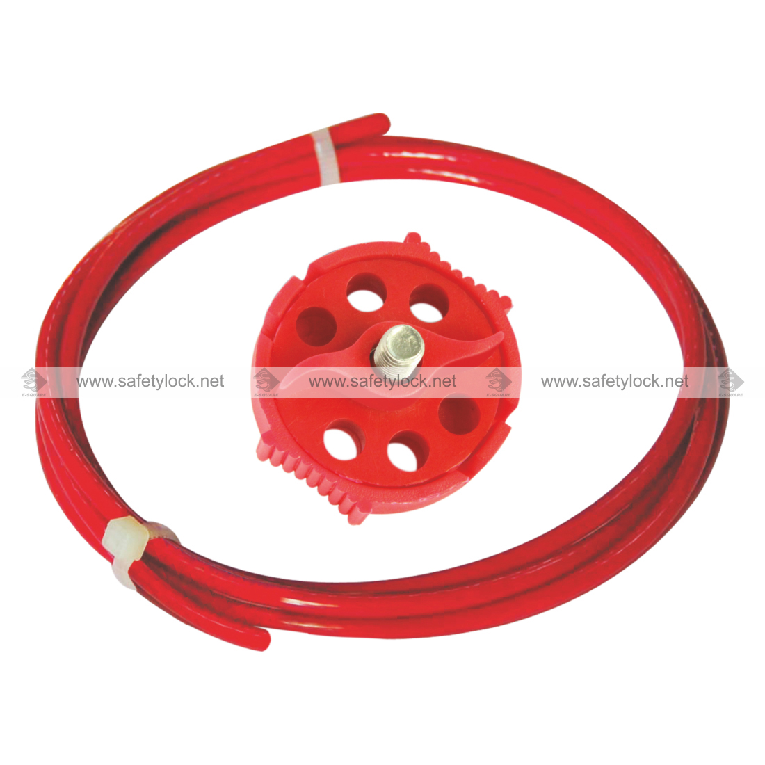economy multipurpose cable lockout with 2 meter steel cable