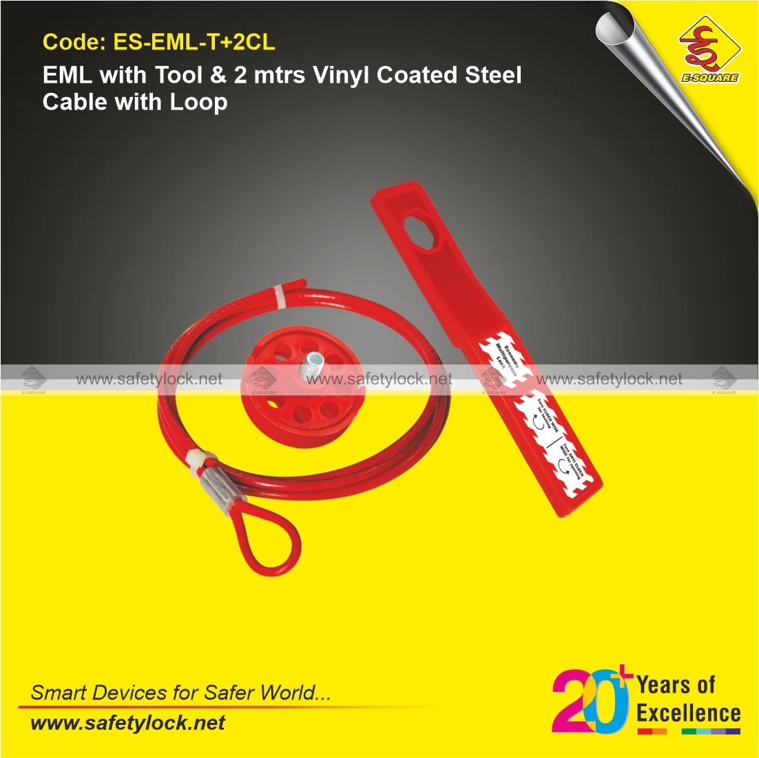 economy multipurpose cable lockout with tool