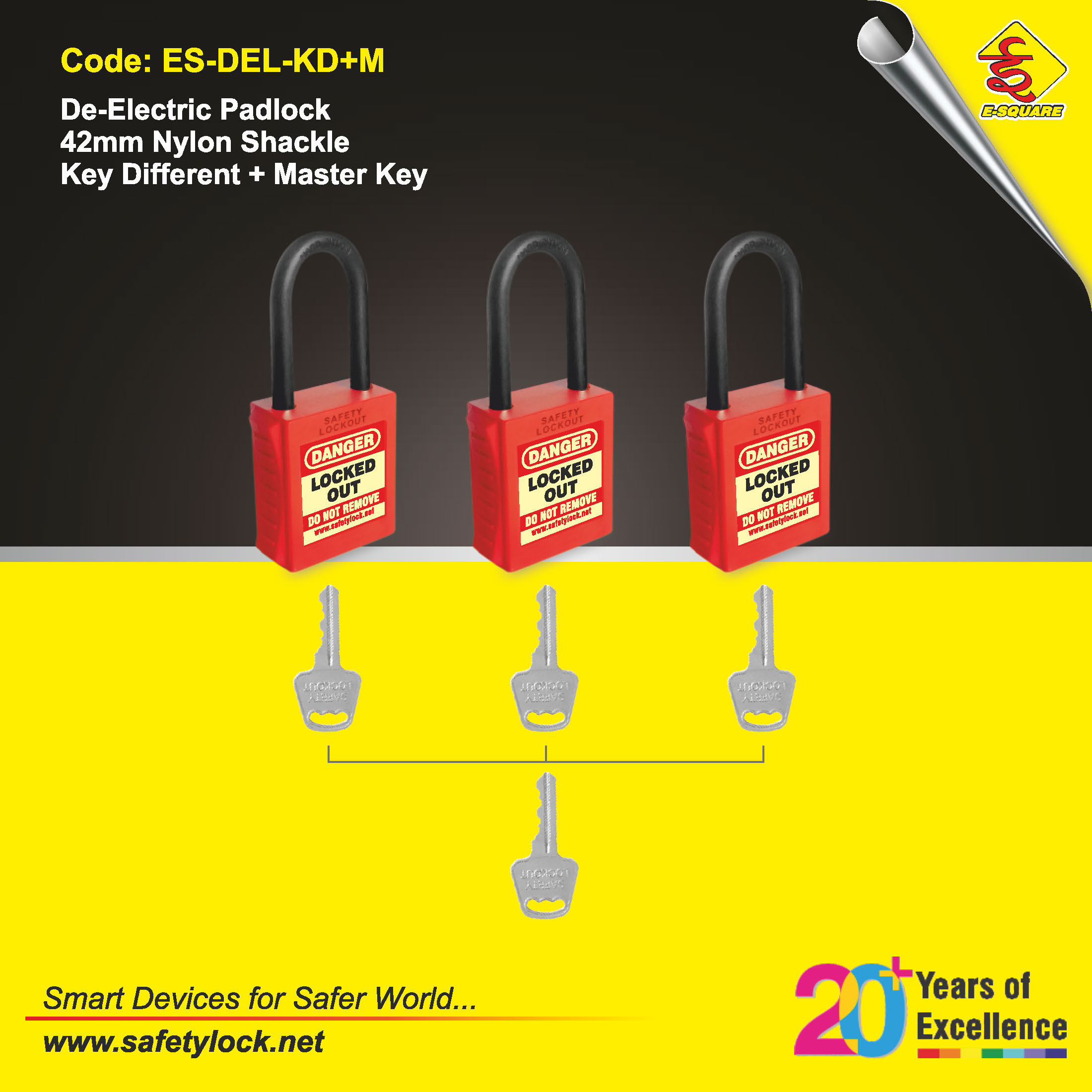 electrical lockout padlocks