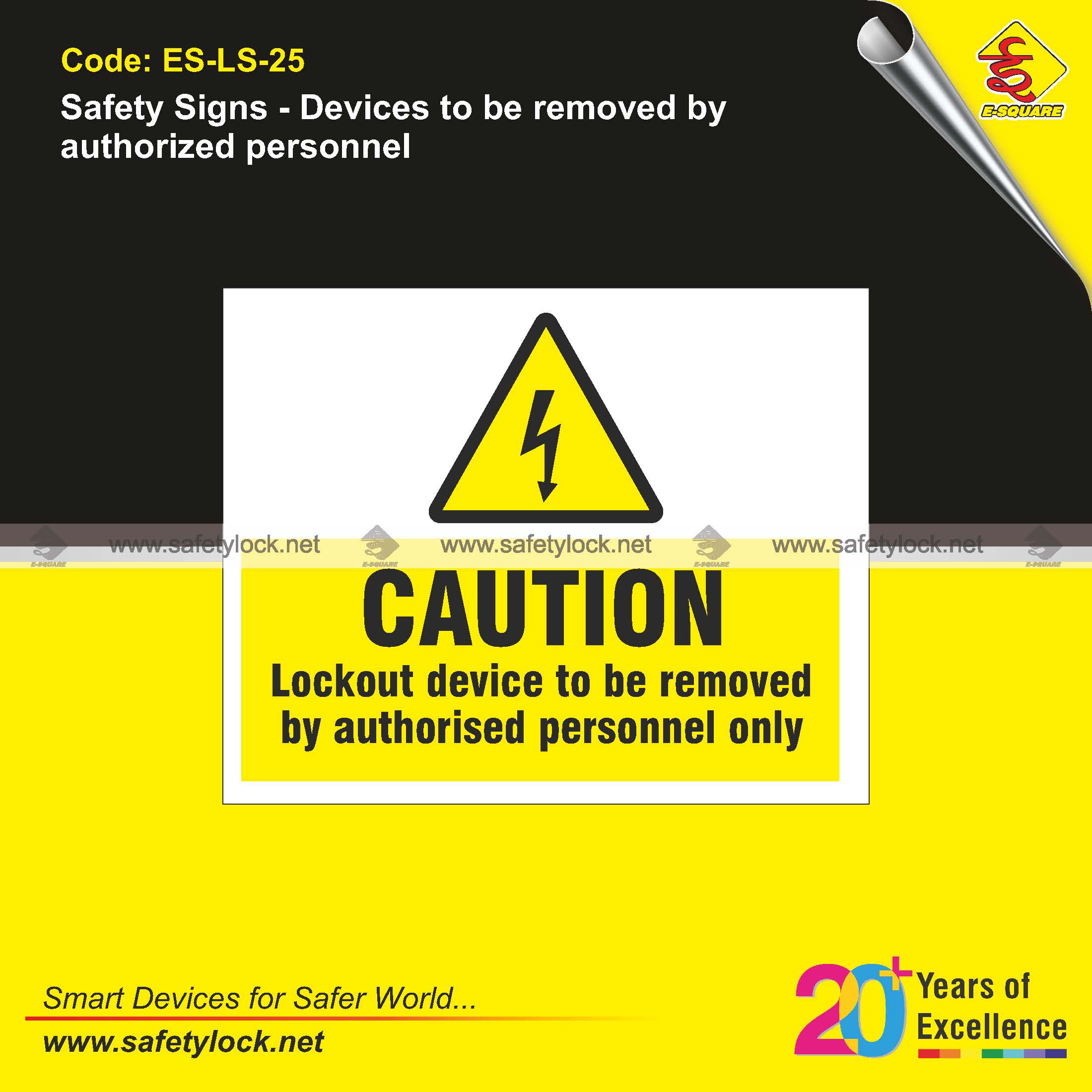 electrical lockout safety signs