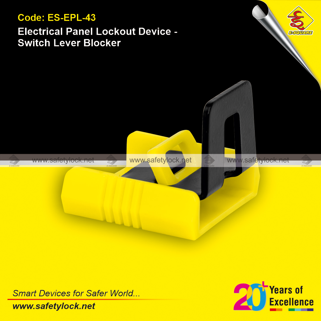 electrical panel lockout device switch lever blocker