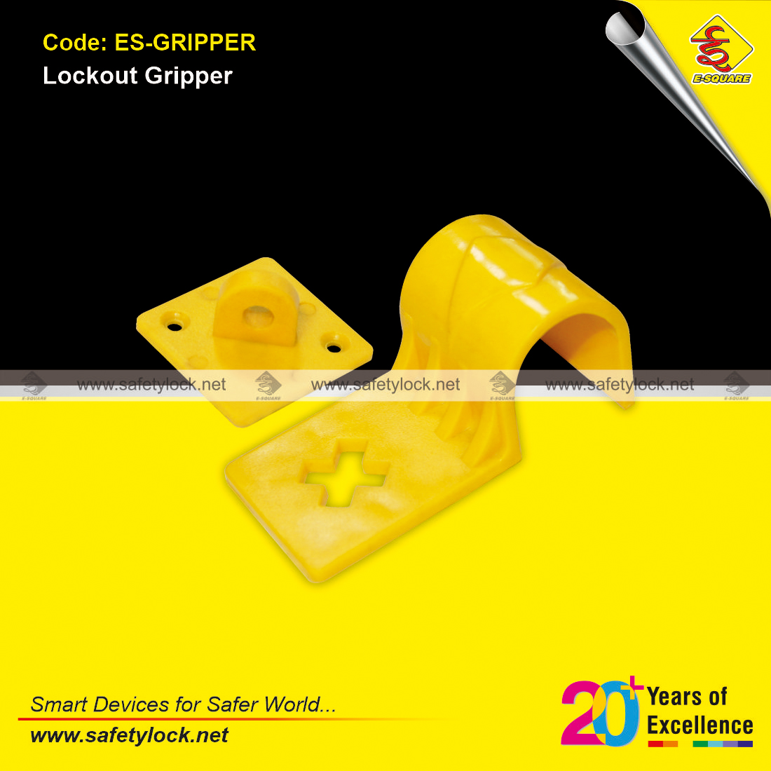 electrical panel lockout gripper