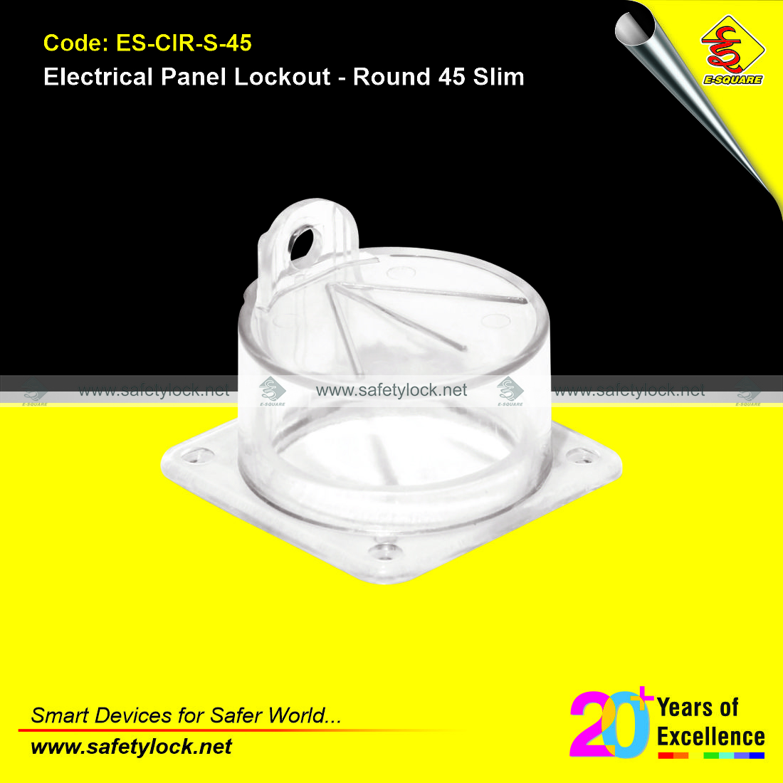 electrical panel lockout round 45 slim