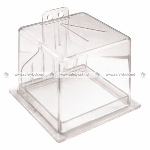 electrical panel lockout square box for switches with levers