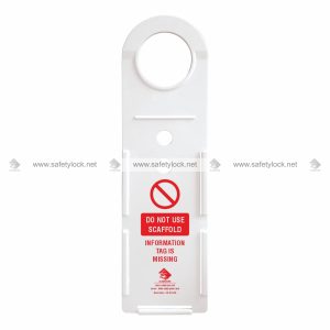 Flat Base Scaffolding Tag Holder