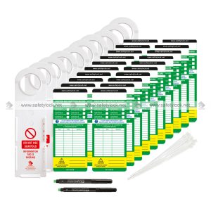 flat base scaffolding tag kit