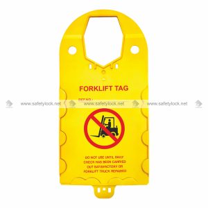forklift scaffolding tag holder
