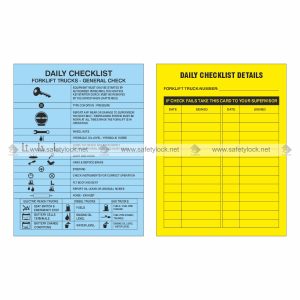 forklift scaffolding tags