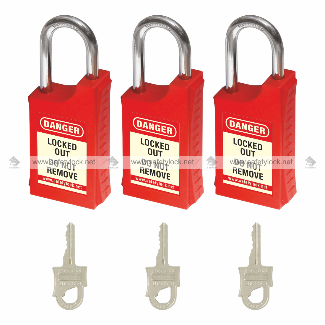 handy lockout safety padlock with 46 mm steel shackle