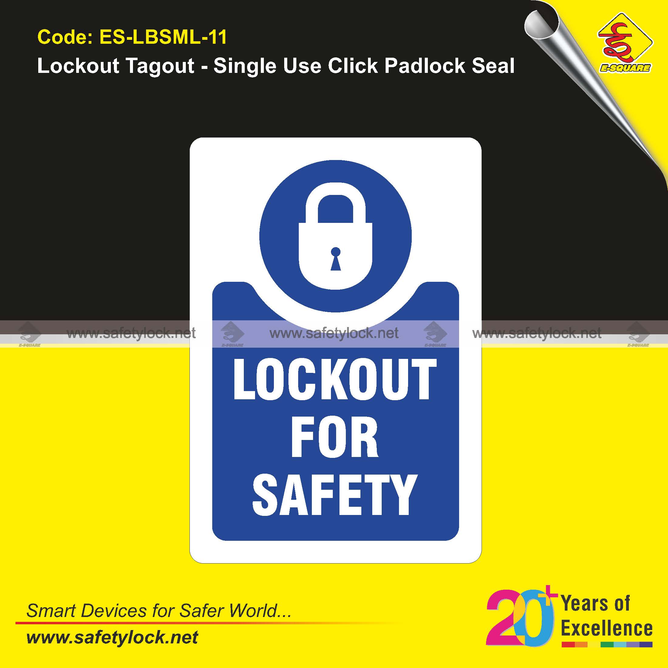 highly visible safety marking label