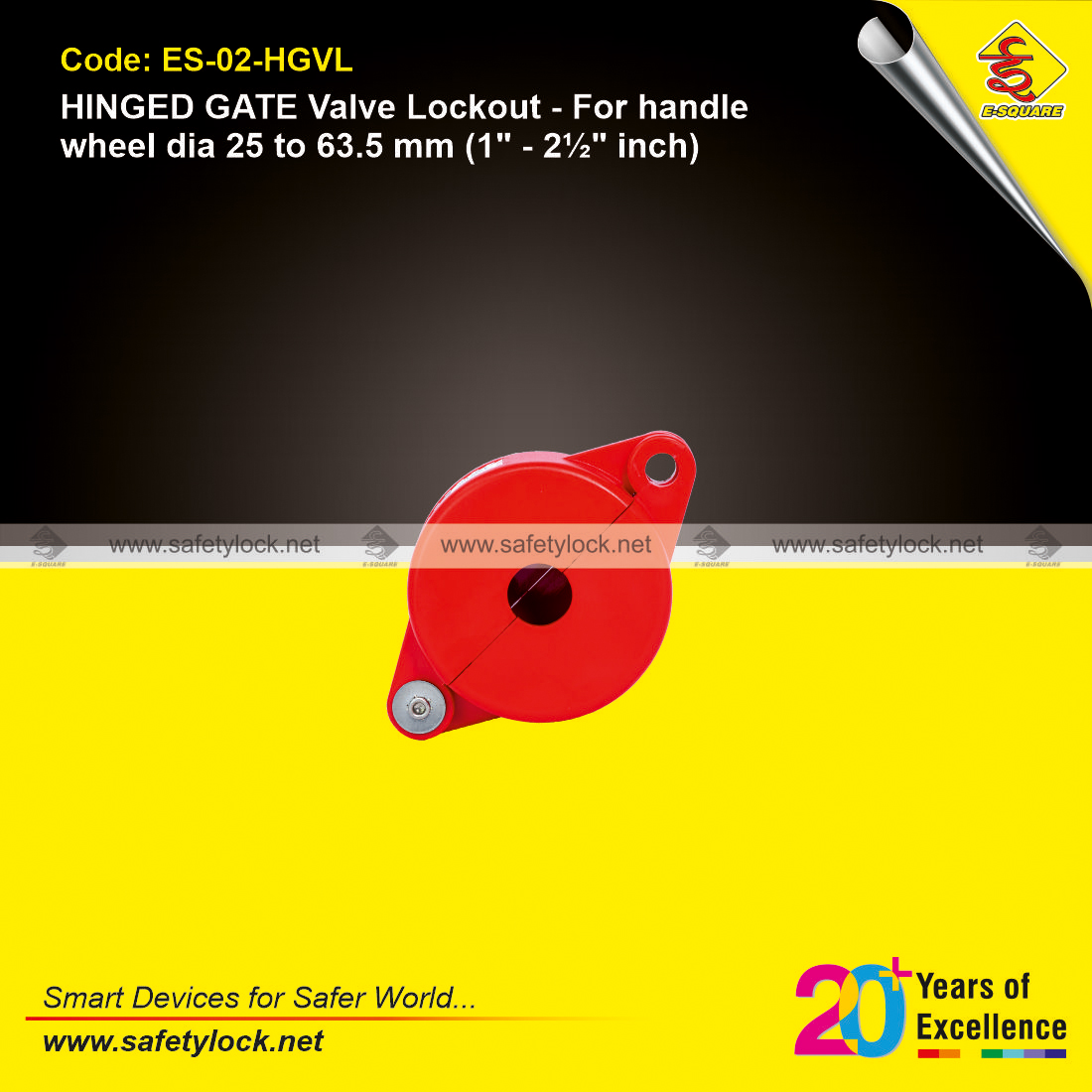 hinged gate valve lockout device